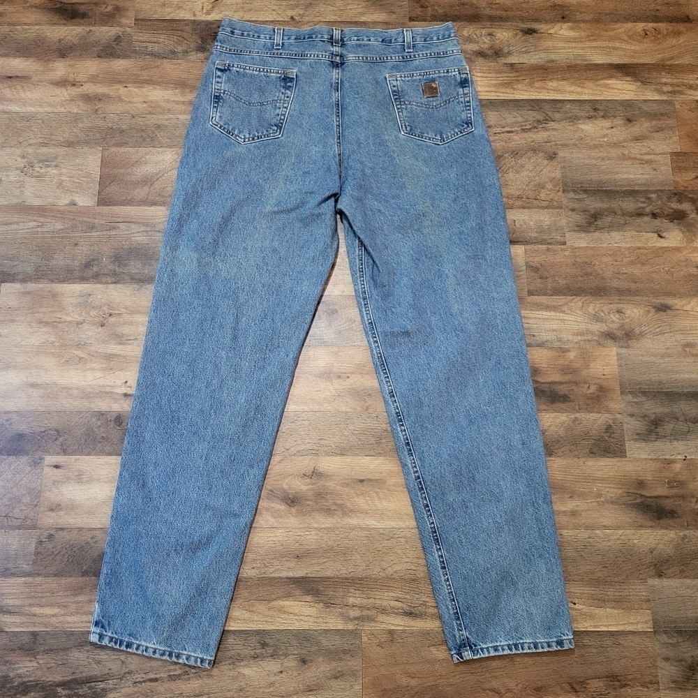 Carharrt Men's Relaxed Fit Straight Denim Workwear Jeans Size 40x36 - Picture 8 of 8